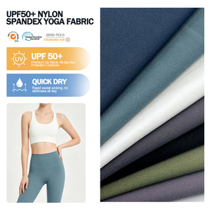 High Elastic Icy Cooling Moisture Wicking Quick Dry 4 Way Stretch UPF50+ Nylon Spandex Yoga <b>Fabric</b> for Activewear Sportswear - Product Image 1