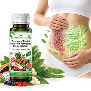 Bebida de Jugo de Frutas y Vegetales Fermentados, Botellas de 30 ml, a Base de Plantas, Apoyo Digestivo, Bebida Diaria para el Bienestar, Paquete de 6 - Product Image 1