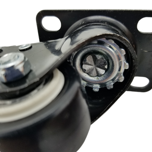 2025 sysanjang Chất lượng cao 2.5 inch xoay trơn tùy chỉnh tấm nhiệm vụ ánh sáng PU Caster bánh xe cho ghế - Product Image 4