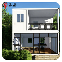 Maison moderne pliable en kit, maisons modulaires de 20 pieds, 3 chambres, maison mobile de luxe extensible, préfabriquée solaire
