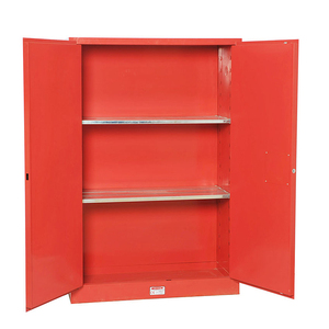 Armoire de sécurité encastrée verrouillable pour produits chimiques inflammables de 110 gallons avec roulettes - Product Image 4