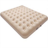 Matelas gonflable large et respirant pour dormir, auto-gonflant + air + matelas floqué pour jardin, plage, pique-nique