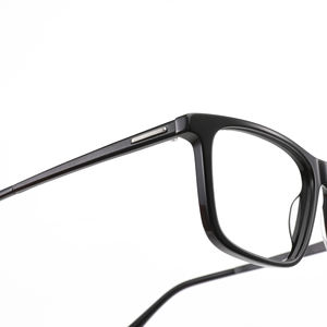 プラスチックアイグラス光フレーム出荷可能ヴィンテージカスタムロゴ入りアセテートフレーム眼鏡アルミテンプル付き - Product Image 5
