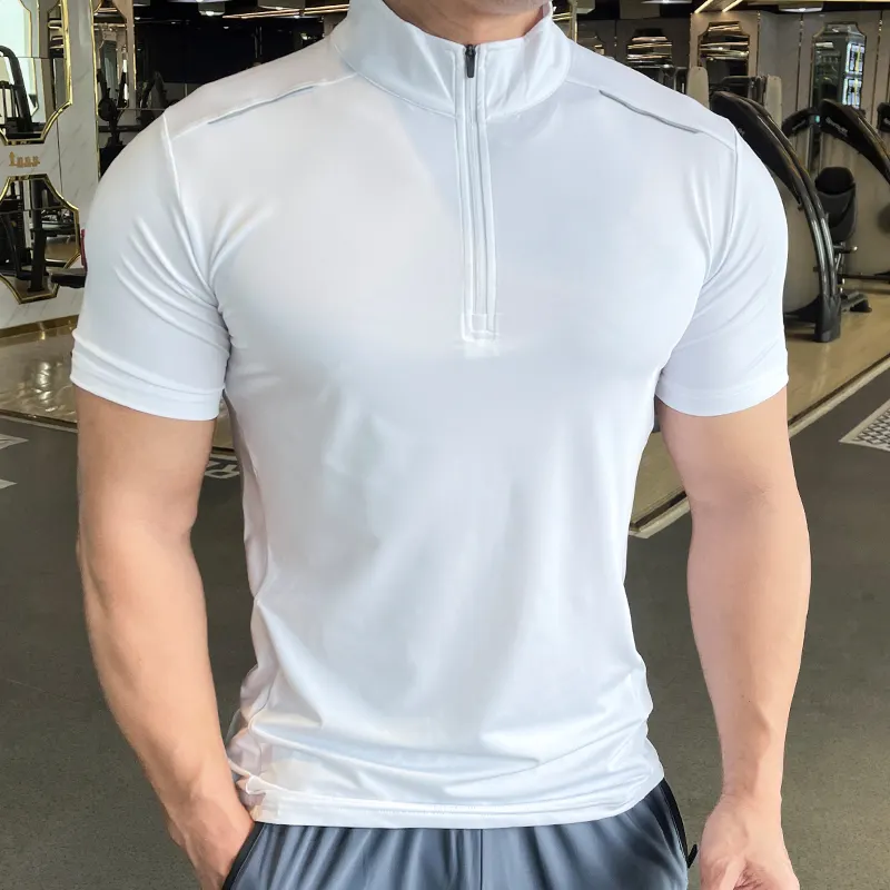 Compression Shirts Mens Shorts Sleeve Training Sporting Jerseys Quick Dry Running Man Fitness Shirts