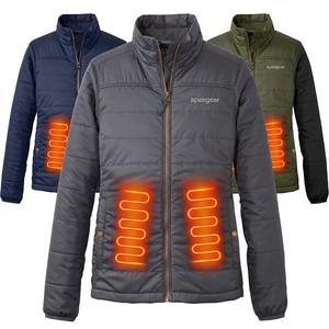 Veste chauffante imperméable pour homme, prête pour l'hiver, veste chauffante confortable, veste matelassée légère pour la randonnée, l'escalade, les voyages - Product Image 1