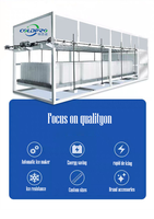 Máquina de Hielo de 10 Toneladas, Material de Grado Alimenticio, Equipo de Fabricación de Hielo para Distribución en Cadena de Frío de Supermercados, Uso Industrial