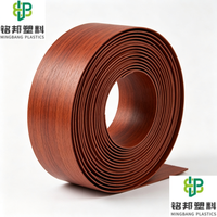 Bande de chant PVC écologique en grande quantité, couleur personnalisable, pour la protection des bords des meubles, des armoires, des tables et des étagères, destinée aux fabricants de meubles locaux