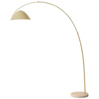 Lampe de sol moderne en métal blanc et noir avec LED pour salon, hôtel, villa, salle d'exposition, décoration