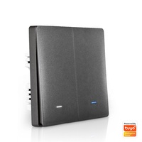 Interrupteur intelligent WiFi Tuya Smart Life, type 86, ligne N+L, interrupteur mural tactile, commande vocale Alexa Google Home, pas de hub requis