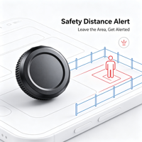 Traceur GPS intelligent pour objets avec navigation GPS, application gratuite, partage d'historique d'itinéraire, batterie 3 ans