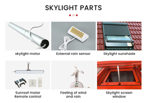 Claraboya <span class=keywords><strong>de</strong></span> Techo Inclinado Maplemiles, Claraboya <span class=keywords><strong>de</strong></span> Techo Eléctrica Automática <span class=keywords><strong>de</strong></span> Aluminio y <span class=keywords><strong>Vidrio</strong></span> Impermeable - Product Image 3