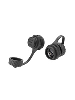 Conector USB Hembra Mini y Micro USB para Montaje en Panel, Resistente al Agua IP67, para Equipos Industriales de Datos y Energía