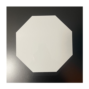 Panneau métallique de SUBLIMATION en aluminium, 200x300mm, blanc avec coin rond et quatre trous - Product Image 4