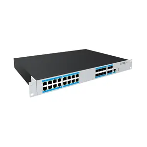 28-Port 10g uplink L3 quản lý công nghiệp mạng chuyển đổi PoE Stackable với SNMP lacp chức năng cho tự động hóa công nghiệp