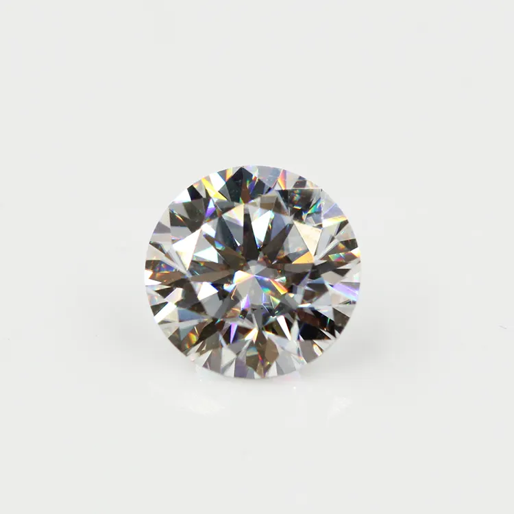 Wuzhou gemmes – diamant rond en Moissanite blanc synthétique brillant pour montre, vente en gros
