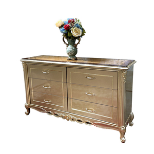 Table de <span class=keywords><strong>d</strong></span>écoration de hall en bois massif français RUI SEN, <span class=keywords><strong>porte</strong></span> de séparation sculptée de luxe européenne, buffet néo-classique - Product Image 1