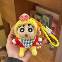 Popular Muñeco de Peluche Colgante de Crayon Shin Chan, Muñeco de Peluche con Disfraz, Colgante para Mochila Estilo Ins, Llavero