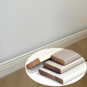 Vente en gros de plinthes modernes en MDF pour hôtel Plinthes en bois <span class=keywords><strong>gris</strong></span> brun à bas prix Plinthes PS - Product Image 5