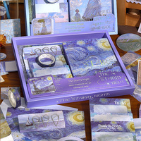 Kit de álbum de recortes diario pegatina diario cuaderno conjunto para niñas regalos arte Vintage artesanía planificador álbum diario
