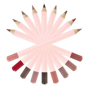 <span class=keywords><strong>Crayon</strong></span> contour des lèvres vegan imperméable 20 couleurs en marque propre, contour des lèvres crémeux longue durée, logo personnalisé, contour des lèvres brun en bois - Product Image 2