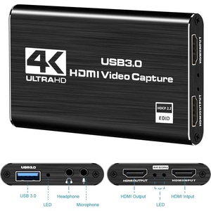 การ์ดจับภาพวิดีโอ 4K HDMI USB3.0 1080P 60FPS การบันทึกแบบ Ultra HD - Product Image 4