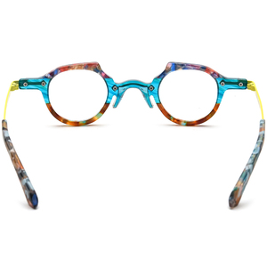 Gafas Borregls con Montura de Acetato y Aleación <span class=keywords><strong>para</strong></span> Hombre, Modelo 2025, Gafas Ovaladas Pequeñas Vintage <span class=keywords><strong>para</strong></span> <span class=keywords><strong>Mujer</strong></span>, Lentes Ópticas Retro 19341 - Product Image 6