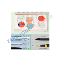 Promotion Personnalisation Blocs-notes adhésifs transparents en PET, ronds, couleurs pastel, avec lignes transversales, pour la Bible