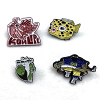 Fabrication en gros d'insignes en métal épingles en émail minimum bas épingles de revers de logo personnalisé pour sacs chapeau vêtements