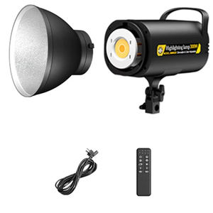 300W LED <span class=keywords><strong>lumière</strong></span> vidéo continue à intensité variable 5700K <span class=keywords><strong>lampe</strong></span> de photographie à la <span class=keywords><strong>lumière</strong></span> <span class=keywords><strong>du</strong></span> <span class=keywords><strong>jour</strong></span> pour téléphone pour Youtube Live Fill <span class=keywords><strong>Photo</strong></span> <span class=keywords><strong>Studio</strong></span> Aluminium - Product Image 5