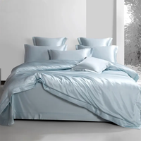 Luxe 6A pur mûrier soie literie taie d'oreiller ensemble Kit 100% soie couvre-lit drap-housse drap plat