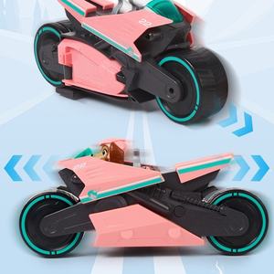 Nouveau modèle de jouet en PVC Lipperti : Véhicule de patrouille moto de sauvetage transformable pour bébé, inspiré du film de l'exploit héroïque de l'équipe Wangwang - Product Image 4