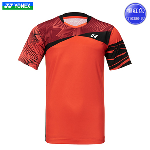 YY Y O N E X Pakaian Olahraga Seragam Tim Kaos Kerah Bulat 110380/210380 Kaos Badminton Cepat Kering - Product Image 3