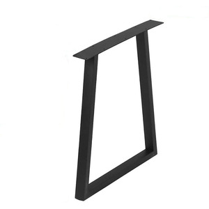 באיכות גבוהה מברזל יצוק ריהוט מתכת חומרה סוגר רגליים שולחן אוכל עם רפידות מתכווננות - Product Image 2