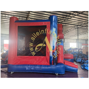 Spiderman gonfiabile combinato Cartoon Design gonfiabile gonfiabile castello gonfiabile con scivolo per bambini castello di salto per il noleggio del partito - Product Image 2