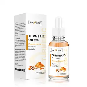 Savasine - Óleo essencial para rosto anti-idade e clareamento da pele, óleo essencial de vitamina C e cúrcuma, novidade 10ml orgânico
