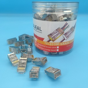 ขั้วต่อเครือข่าย RJ45 bajeal 8P8C อีเธอร์เน็ตชุบทองป้องกัน CAT6 - Product Image 1