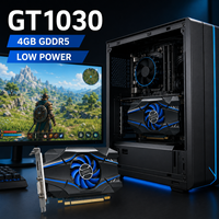 Carte graphique GT1030 4 Go GDDR5 64 bits, carte vidéo DVI 4K GPU pour ordinateur de bureau, PC de jeu, pièces d'ordinateur, GPU 4G