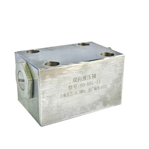 Verrou hydraulique SO-H8L-11 31,5 Mpa, vanne hydraulique bidirectionnelle pour maintien de la pression du cylindre - Product Image 1