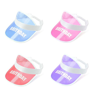 Chapeau <span class=keywords><strong>Pare</strong></span>-<span class=keywords><strong>Soleil</strong></span> Transparent en PVC à Large Bord pour Anniversaire, Fête, Festival, Plage, Été – Protection Solaire pour Femmes, Hommes et Enfants - Product Image 3