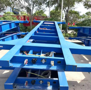 <span class=keywords><strong>Semirremolque</strong></span> Contenedor con Chasis de Acero de 20 Pies, 40 Pies, 45 Pies, con 2, 3 y 4 Ejes - Product Image 6