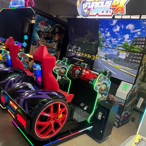 Furious Speed DX Racing Car Four Screen Dynamic Simulator Máquina de juego Idioma inglés - Product Image 4