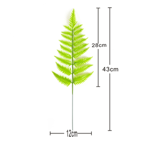 Foglie Decorative all'ingrosso del Cycad della felce artificiale delle foglie di <span class=keywords><strong>palma</strong></span> del Faux - Product Image 5