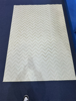 Tapis de sol en gros d'usine en Chine, conception 3D en fausse fourrure de lapin, tapis en fourrure écologique super doux pour le salon