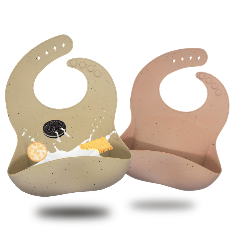 Оптовая Продажа Новые цвета водонепроницаемый детское Кормление силиконовый нагрудник для детей