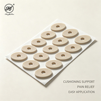Coussinets ovales en mousse de latex pour cors, coussinets épais anti-ampoules et anti-frottement pour soulager les cors et les callosités, pour les soins quotidiens des pieds