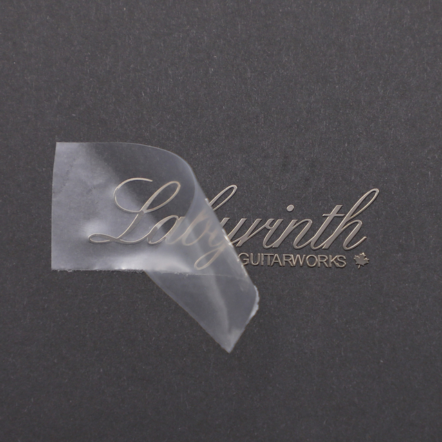 Metallic Letters Sticker Custom Thin Electroplating Gold Nickel 3D Logo Transfer Embossed Decals Metal Stickers with Adhesive