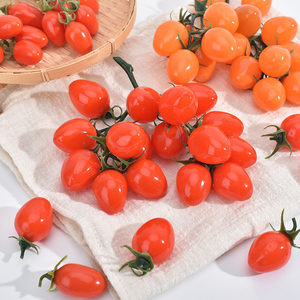 Guirlande de petites tomates cerises artificielles pour présentoirs de Noël et de Thanksgiving, modèle PVC marque KANGNING - Product Image 3
