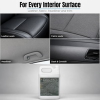 Liquide de nettoyage intérieur automobile 4L concentré pour sièges en tissu, plafond de toit, tableau de bord, élimination des odeurs et entretien