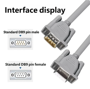 <span class=keywords><strong>Cable</strong></span> Serial RS232 DB9 de 9 Pines, <span class=keywords><strong>Cable</strong></span> de Comunicación COM RS485, <span class=keywords><strong>Cable</strong></span> Blindado Recto o Cruzado - Product Image 2