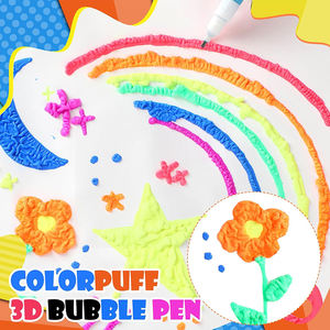 Puffy 3D Art colore magico da te bolle di Popcorn disegno Popcorn penne a colori per le ragazze - Product Image 6